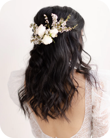 floral hair accessories